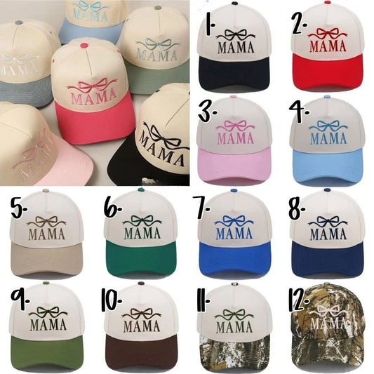 Mama Bow Trucker Hats