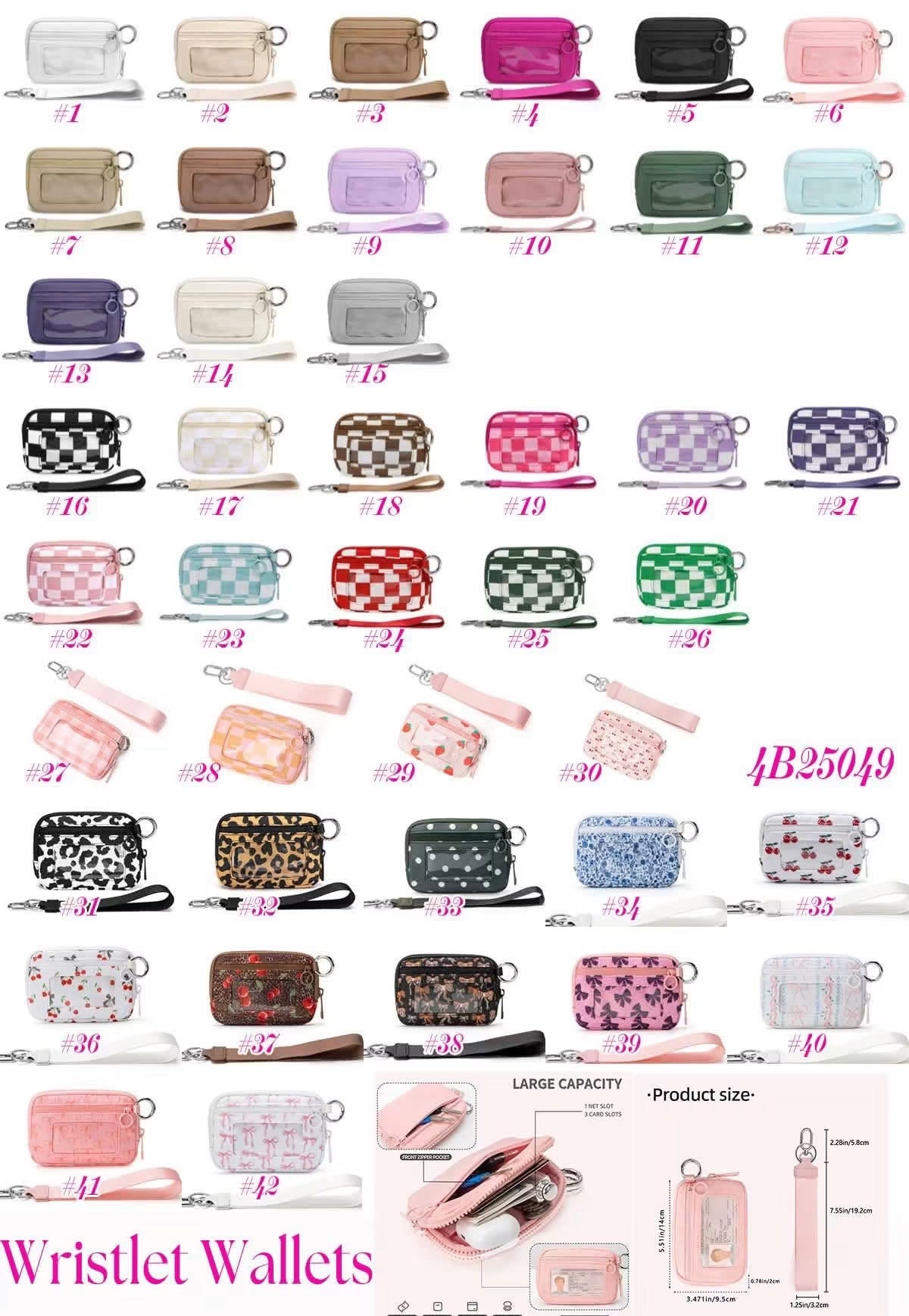 👜 𝐖𝐫𝐢𝐬𝐭𝐥𝐞𝐭 𝐖𝐚𝐥𝐥𝐞𝐭𝐬 — 𝟰𝟎 𝐂𝐨𝐥𝐨𝐫𝐬!
