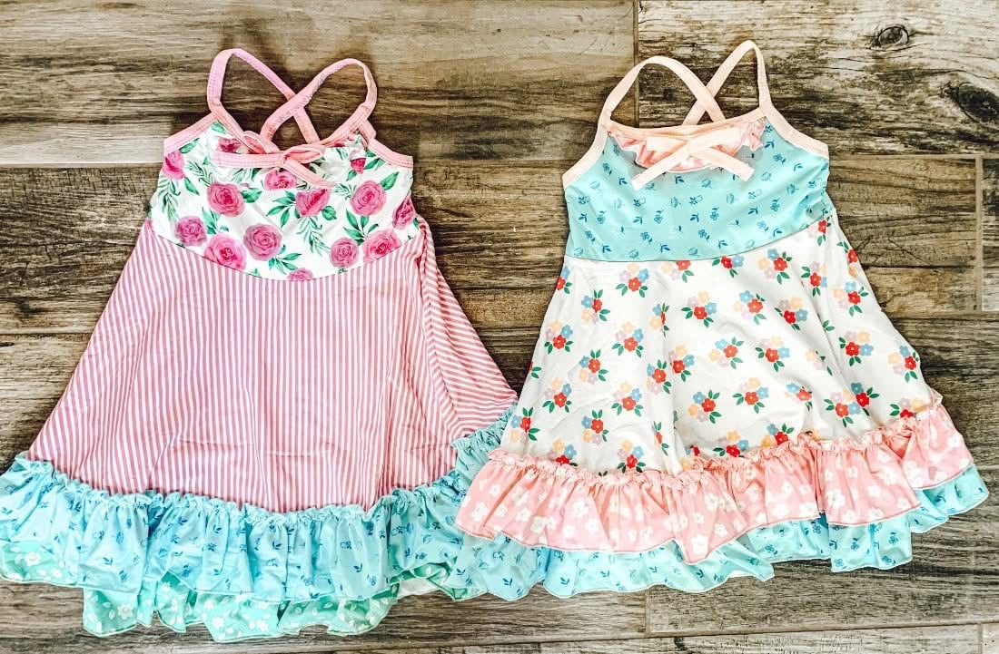 Vintage Mint Twirl Dress