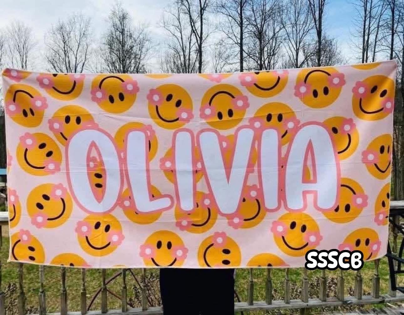 Custom Print Beach Towel