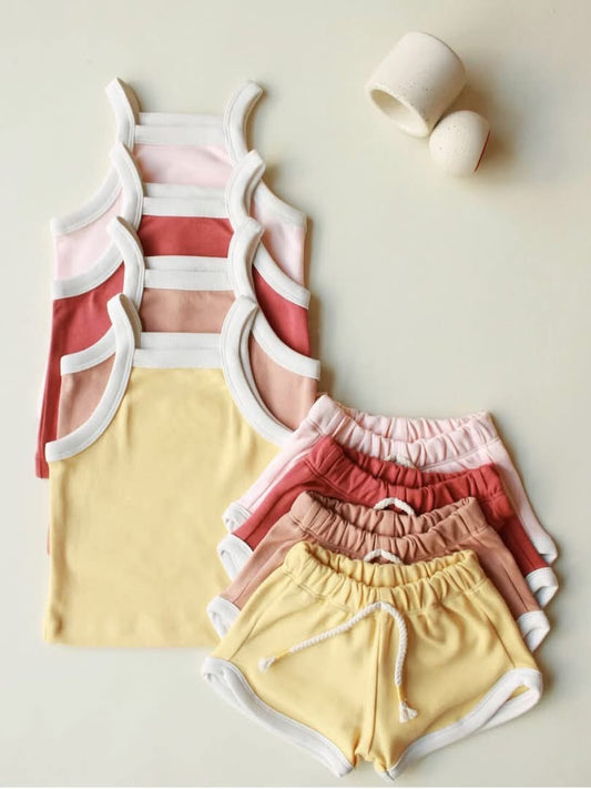 Kids Track Tank + Shorts Set