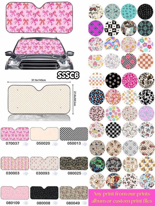 Custom Print Car Sunshade